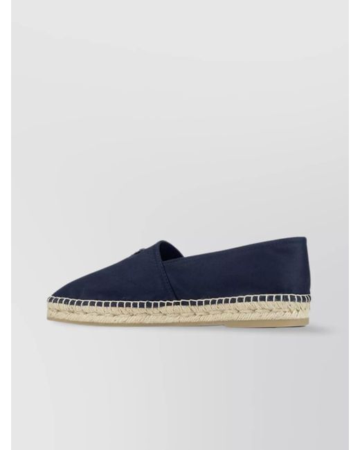 Prada Blue Cotton Espadrilles for men