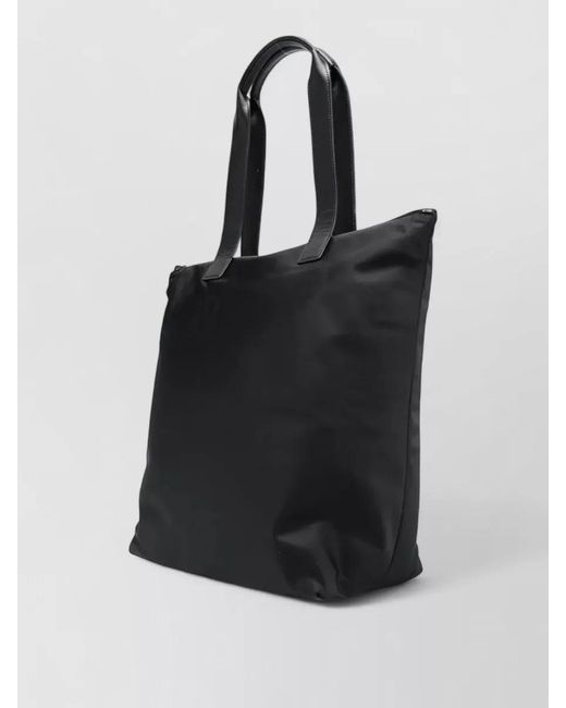 Emporio Armani Black Nylon Tote Bag for men