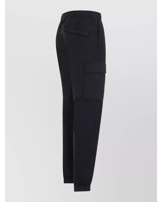 Stone Island Blue Cotton Cargo Track Pants for men