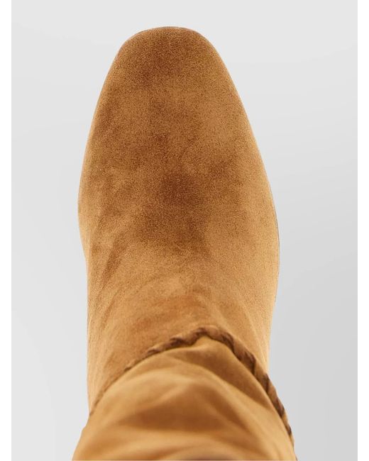 Aquazzura Brown Leather Indy Boots