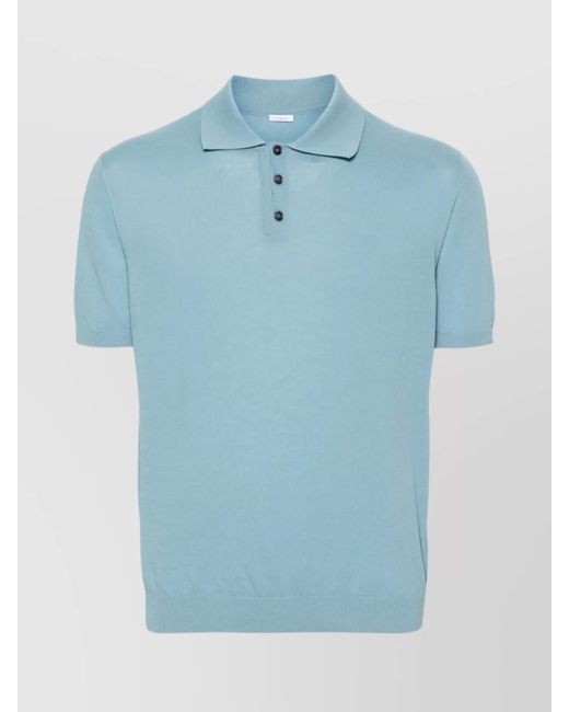 Malo Blue Short Sleeve Polo Shirt for men