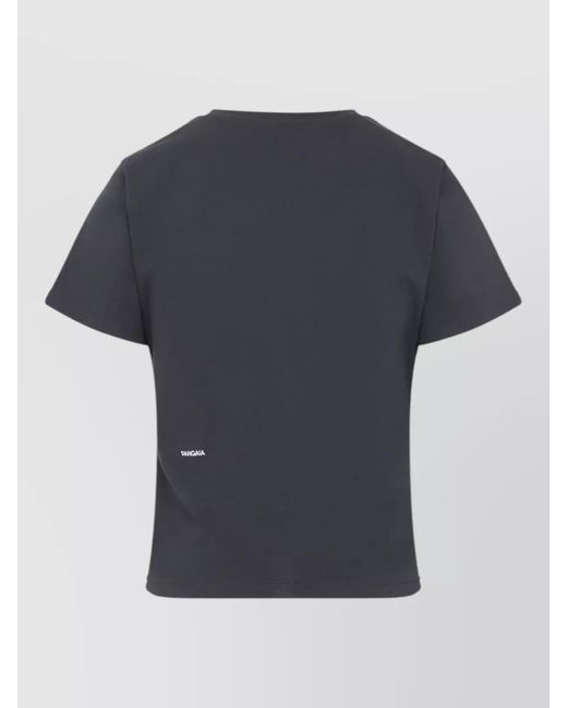 PANGAIA Black Slim-Fit Cotton Short-Sleeve T-Shirt