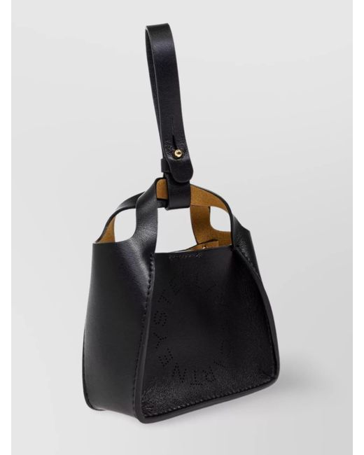 Stella McCartney Black Stella Logo Airpods Case Keyring