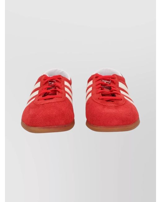 Adidas Originals Red Synthetic Low-Top Sneakers