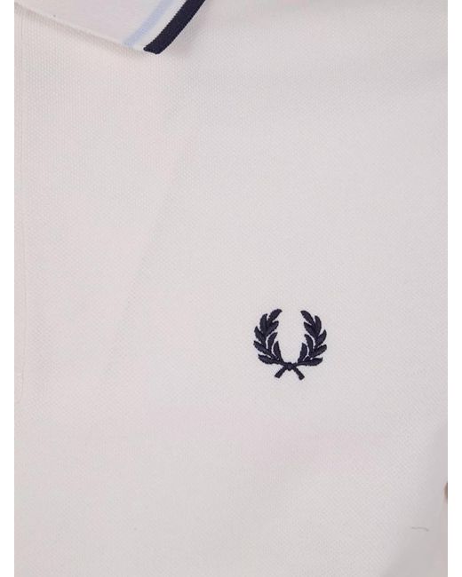 Fred Perry Pink Cotton Polo Shirt for men