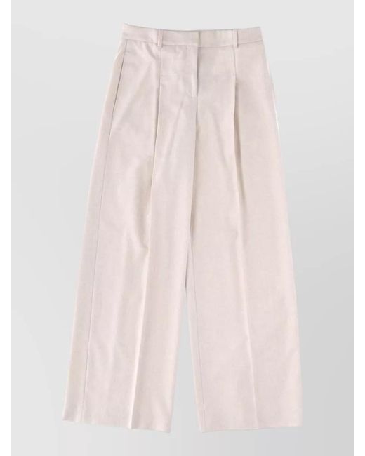 Boss Pink Wide-Leg Trousers