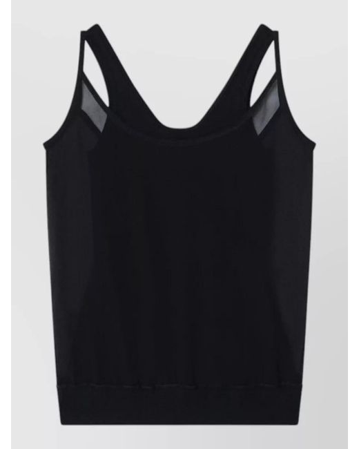 Fendi Black Viscose Sleeveless Dress