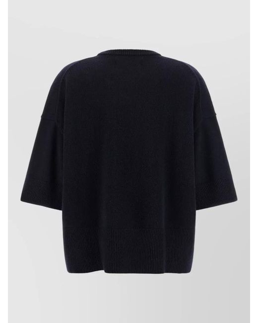 Extreme Cashmere Blue Sassie 433 Crew Neck Loose Sweater