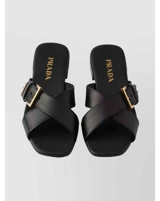 Prada Black Sandals