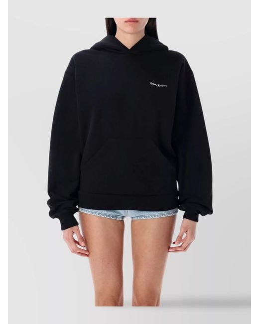 Coperni Blue Cotton Hooded Maleficent Hoodie