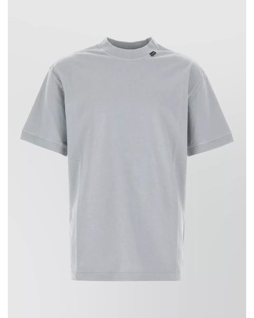 Prada Gray Cotton T-Shirt for men