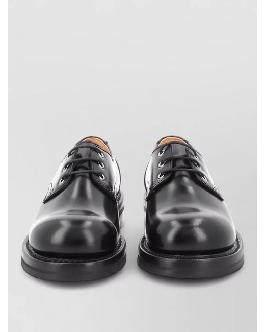 Our Legacy Black Leather Reception Oxford Shoes