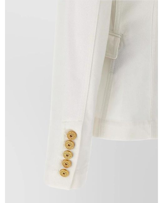 Balmain Natural Denim Regular-Fit Blazer