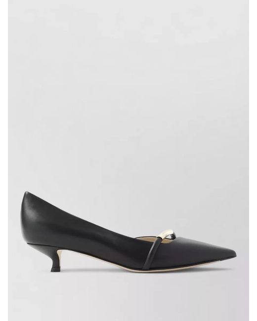 Giorgio Armani Multicolor Leather Court Pumps Banded Flute Heels