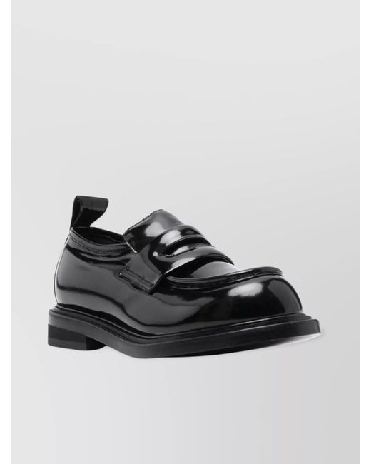 Moschino Multicolor Leather Loafers