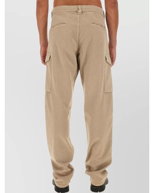 Aspesi Natural Regular-Fit Cargo Trousers for men