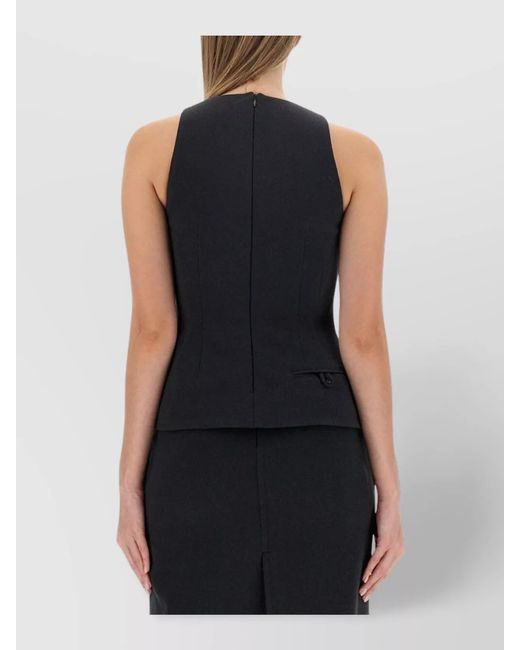 Philosophy Black Bustier Top