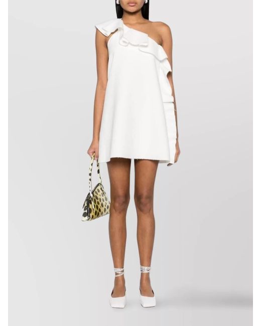MSGM White Mini Dress