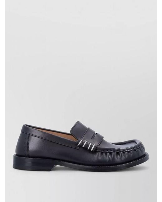 J.W. Anderson Gray Leather Loafers for men