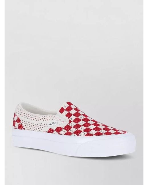 Vans Multicolor Low Top Sneakers Checkered Pattern Rubber Sole for men