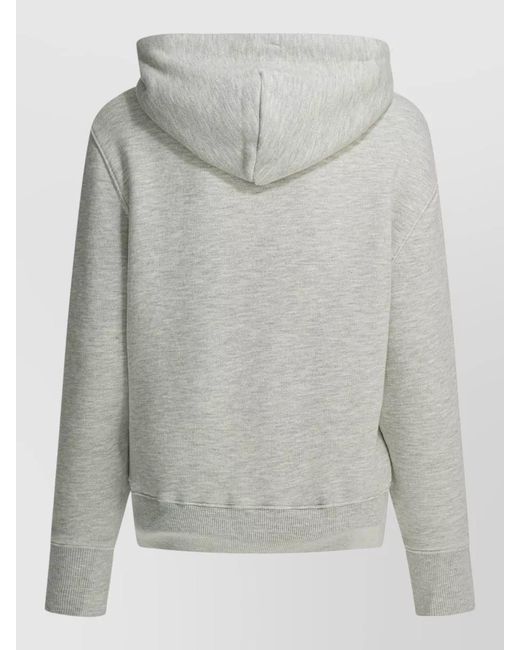 Autry Gray Cotton Hoodie