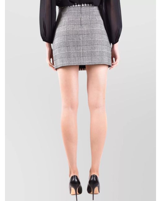 Roberto Cavalli White Fitted Skirt