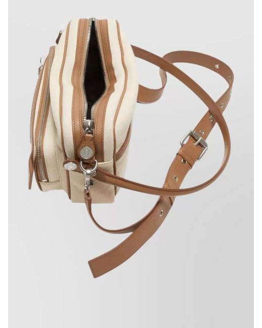 Acne Natural Canvas Mini Shoulder Bag