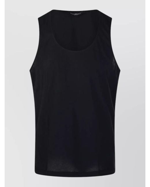 Our Legacy Blue Cotton Athletic Tank Top for men