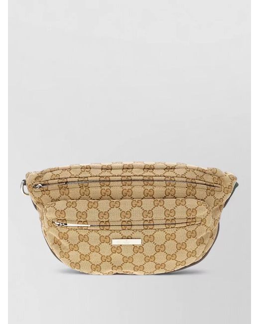 Gucci Natural Canvas Belt Bag for men