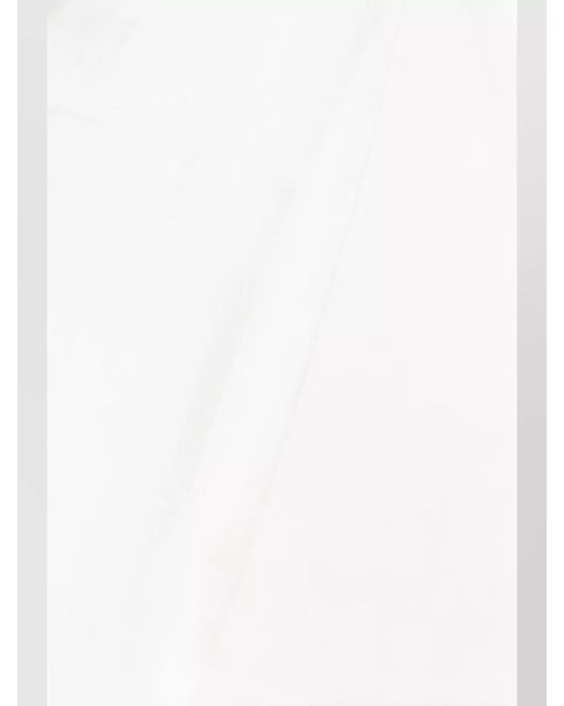 Niccolò Pasqualetti White Linen Blend Skirt Asymmetric Hem Belt Loops