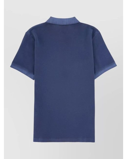 Fay Blue Regular-Fit Cotton Polo Shirt for men