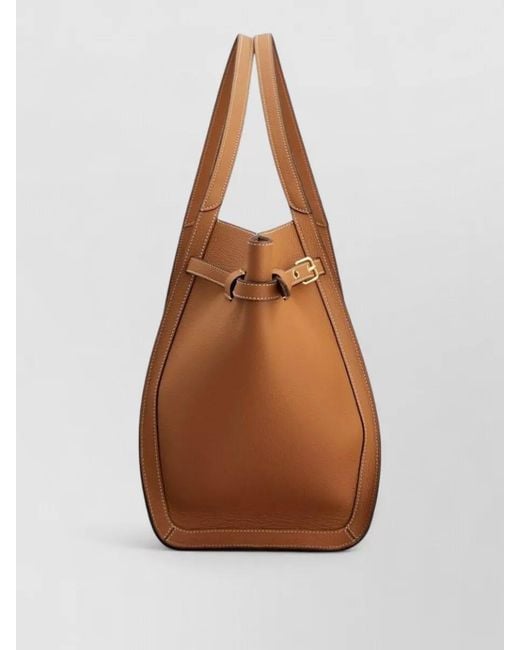 Tod's Brown Di Bag Medium Leather Tote Bag