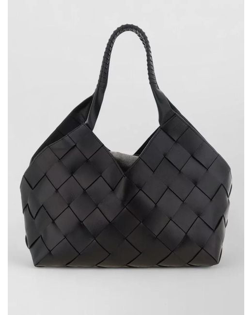 Dragon Diffusion Black Na Leather Tote Bag