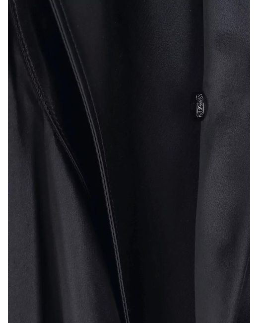 The Attico Black Knee-Length Dress