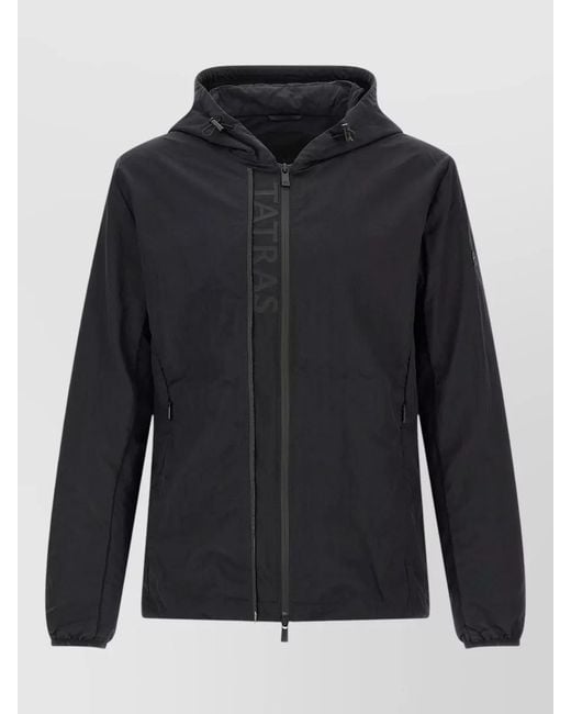 Tatras Blue Nylon Hooded Jacket for men