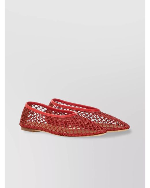 Staud Red Ballerina Shoes