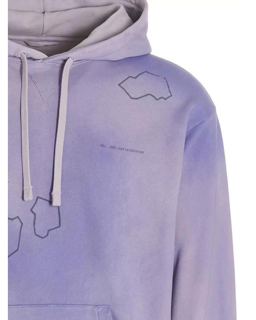 Objects IV Life Purple Patina Hoodie Drawstring Hood Graphic Print for men
