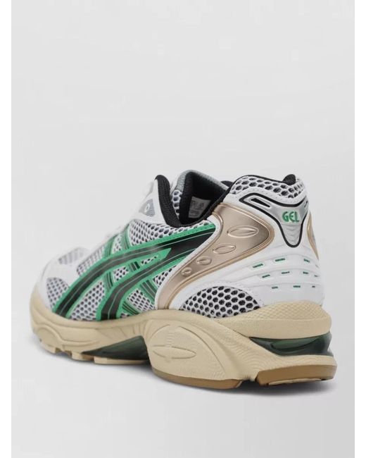 Asics Metallic Mesh Upper Sneakers Rubber Outsole Design for men