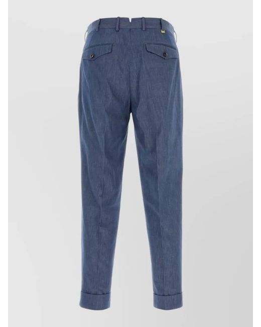 PT Torino Blue Air Force Cotton Tailored Style Trousers for men