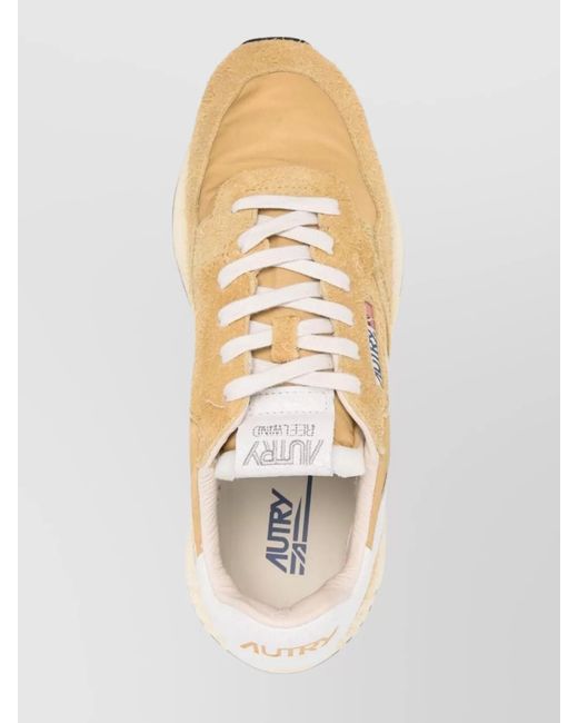 Autry Natural Leather Low-Top Sneakers for men
