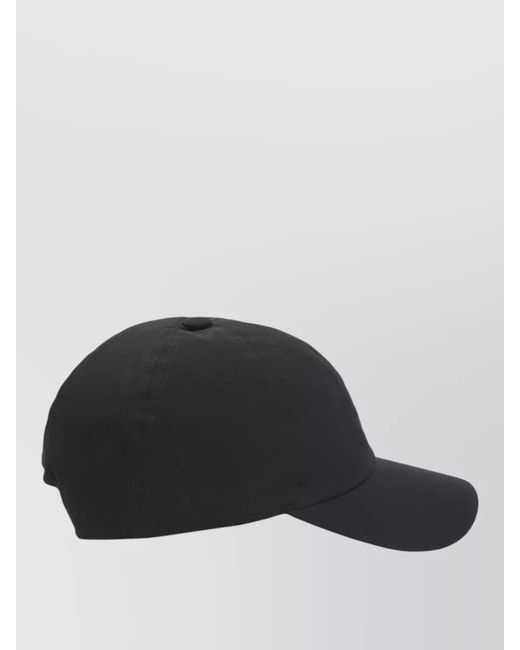 Rick Owens Black Embroidered Baseball Cap