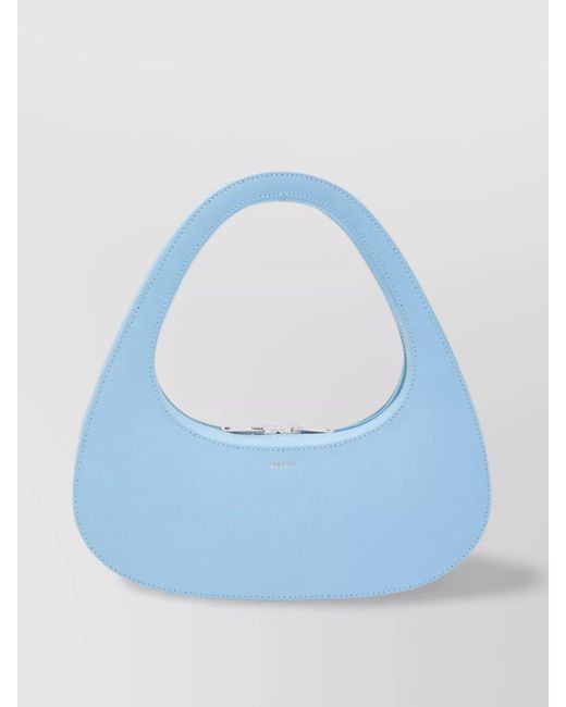 Coperni Blue Curved Top Handle Mini Bag