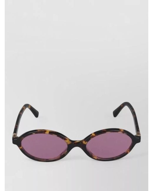 Miu Miu Purple Sunglasses Model 0Mu 04Zs Vau50D Oval