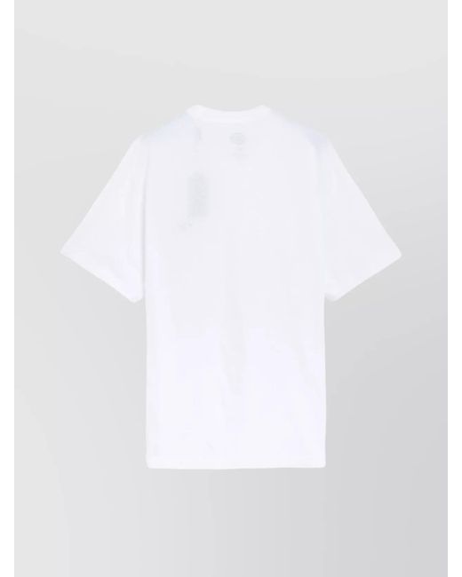 Dickies White Relaxed Fit Crew Neck T-Shirt for men