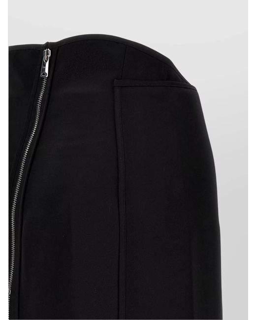 Coperni Black Long Zip' Skirt