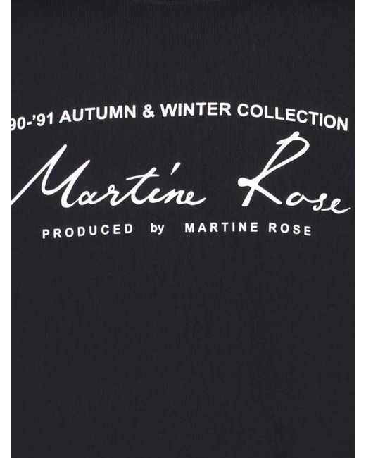 Martine Rose Blue Cotton Sweatshirt for men