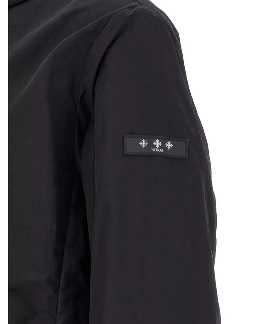 Tatras Blue Nylon Hooded Jacket for men