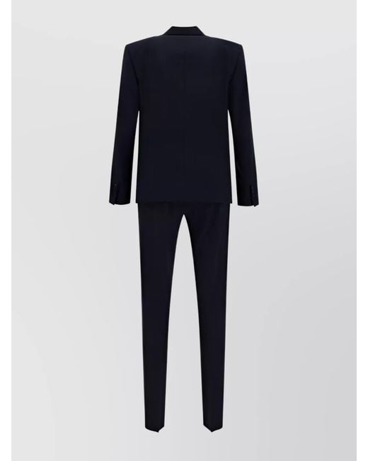 DSquared² Blue Virgin Wool Slim-Fit Suit for men