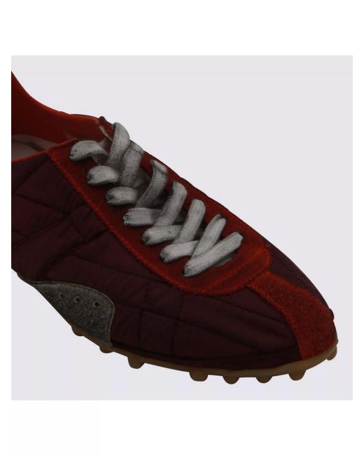 Maison Margiela Brown Polyester Low-Top Sneakers