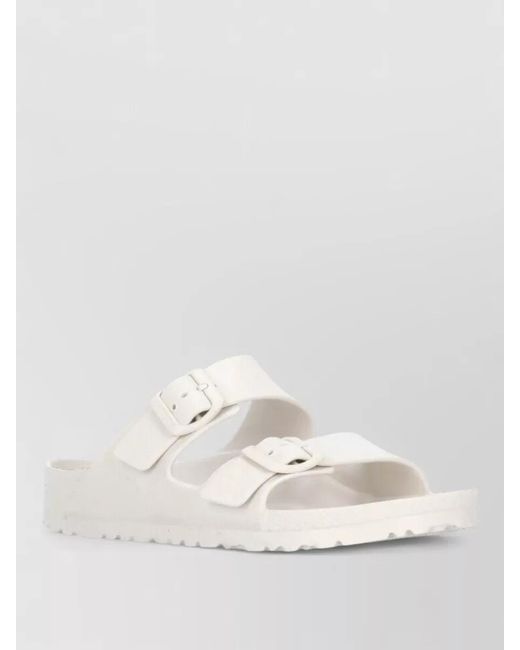 Birkenstock White Eva Flat Sandals